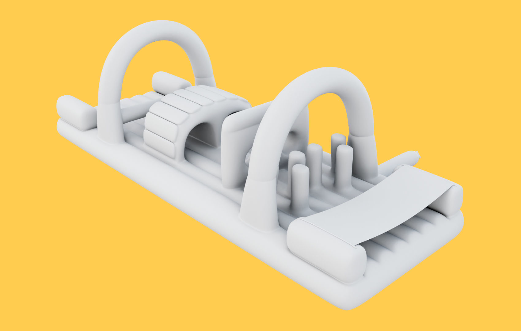 Survival Inflatable - Bouncy Low-poly 3D model_34