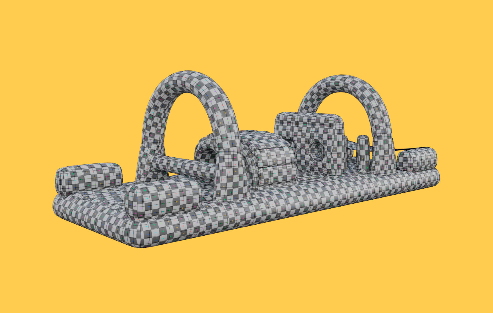 Survival Inflatable - Bouncy Low-poly 3D model_30