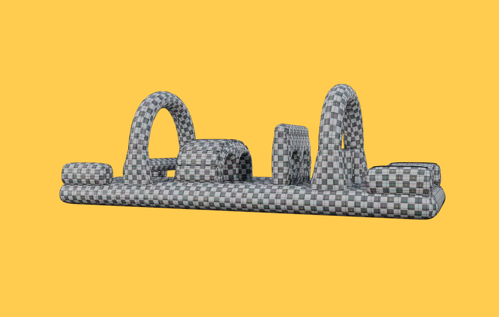 Survival Inflatable - Bouncy Low-poly 3D model_24