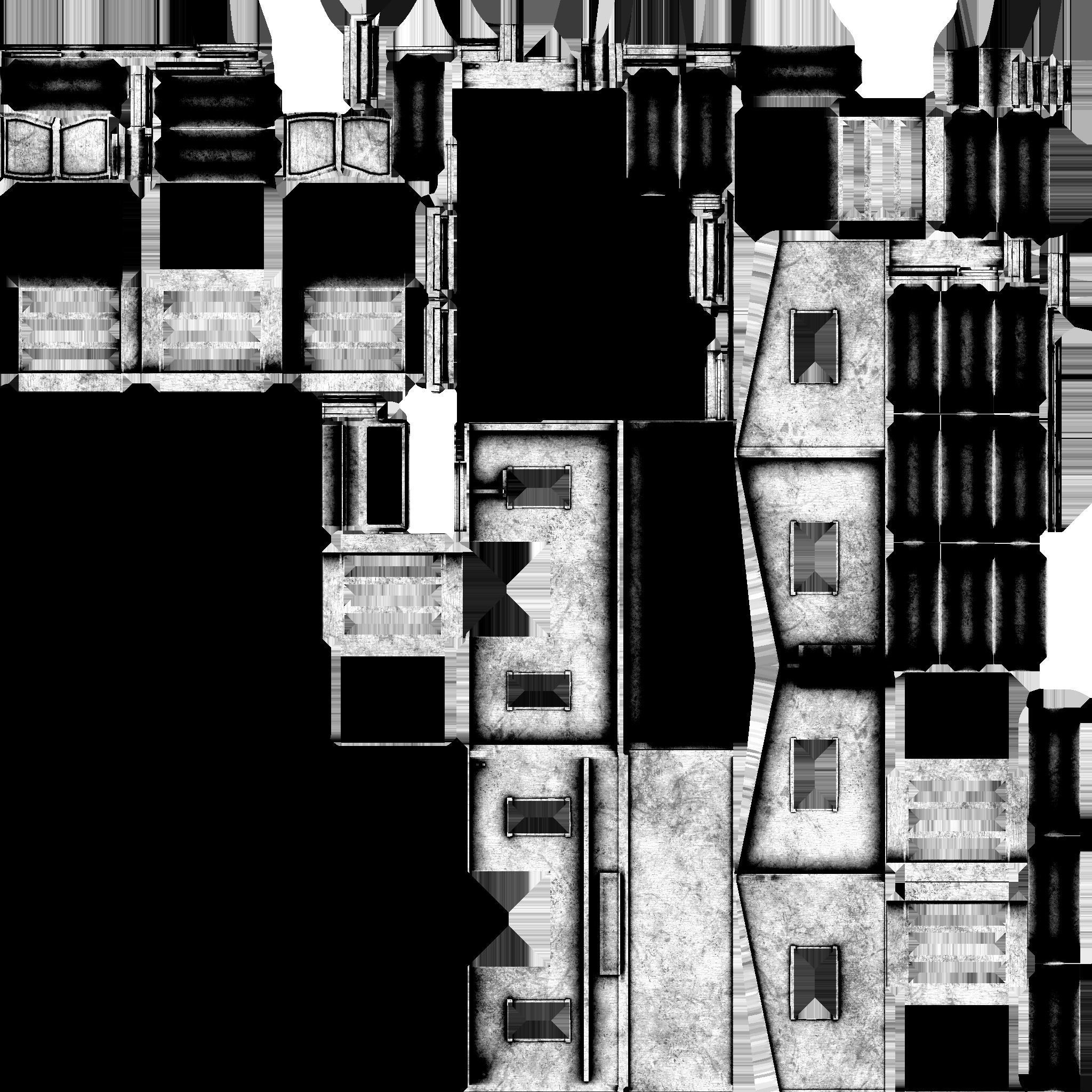 Western Store - Wild West Building - Backdrop Full Perm Low-poly 3D model_18