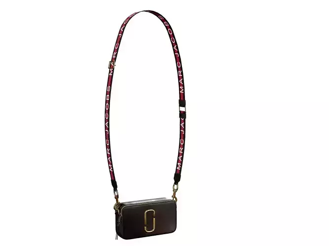 Marc Jacobs Snapshot Bag Leather Black Low-poly 3D model
