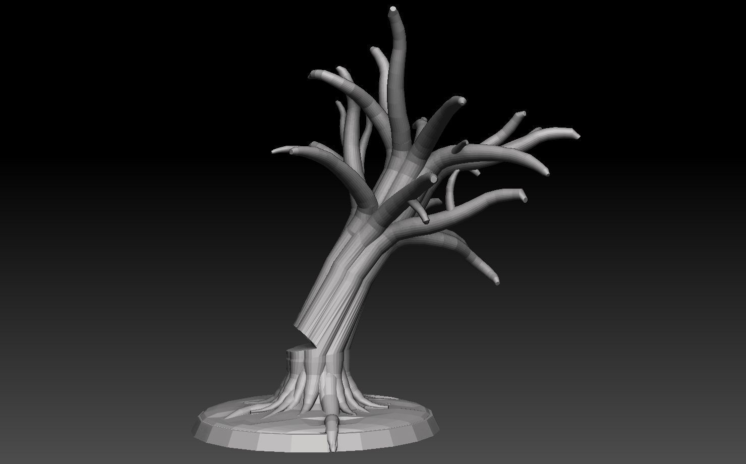 Base Megapack Forest Of The Dead Royalty Free Version 3D print model_5