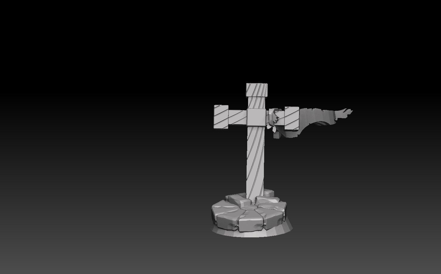 Base Megapack Forest Of The Dead Royalty Free Version 3D print model_7