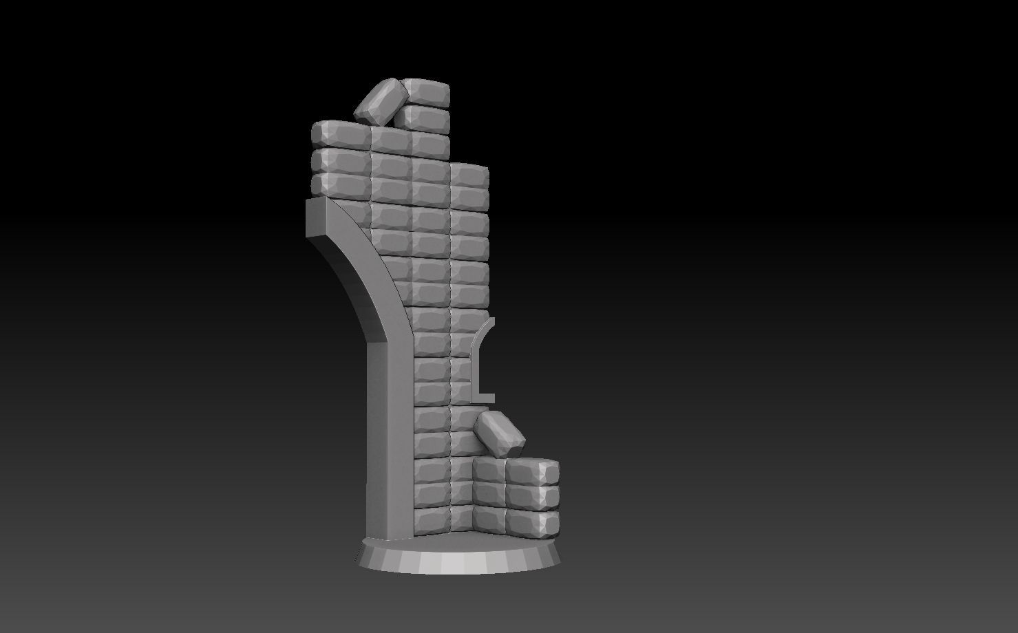 Base Megapack Forest Of The Dead Royalty Free Version 3D print model_18