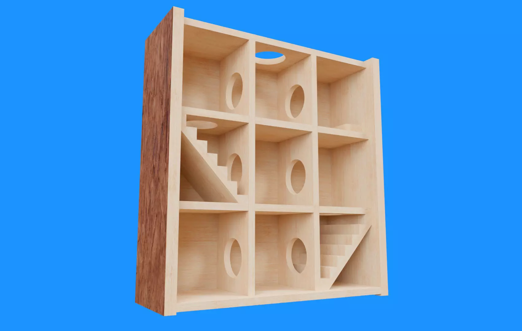 Hamster Game Maze Low-poly 3D model