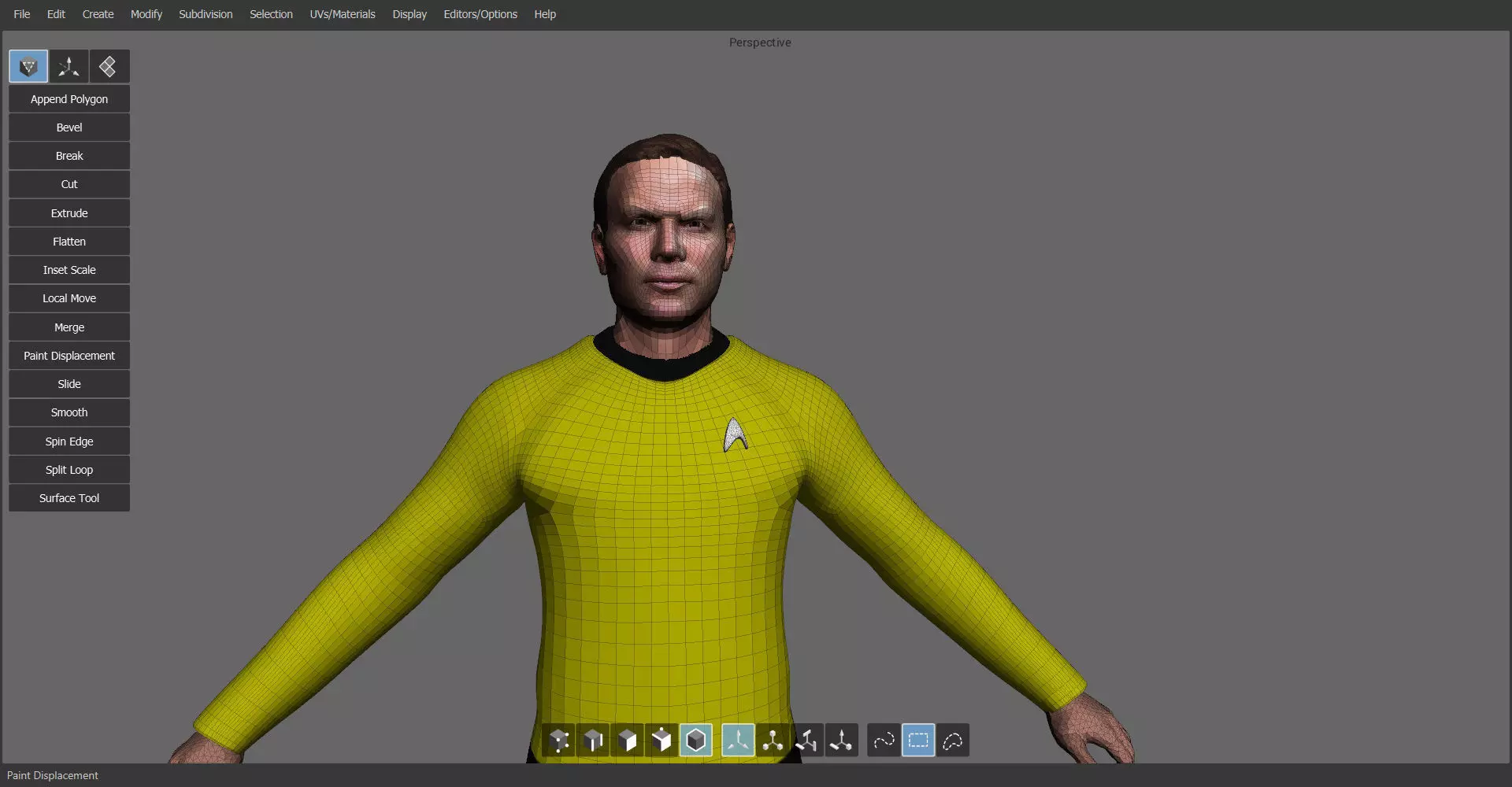 STAR TREK KIRK 3D MODE Free 3D model