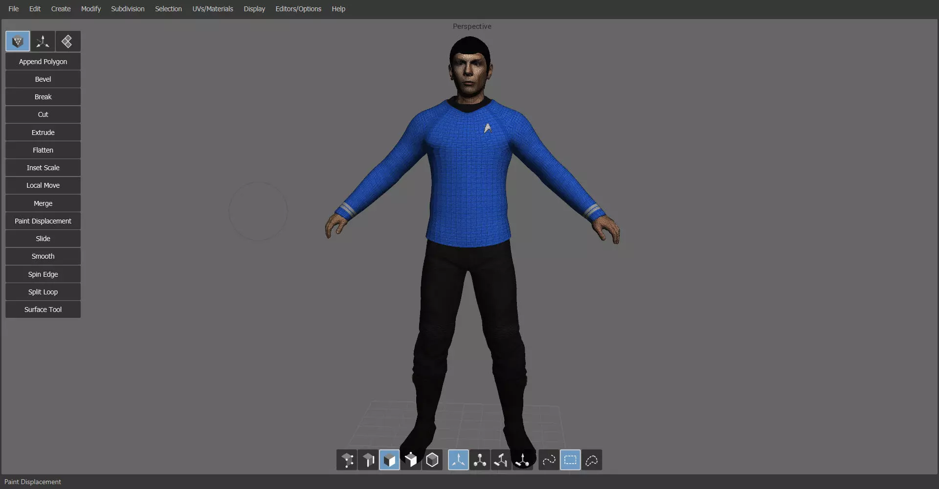STAR TREK SPOCK 3D MODE Free 3D model