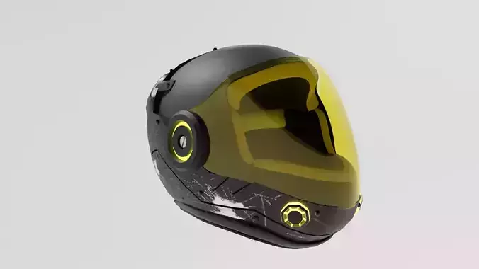 COSMOPUNK helmet with eyes