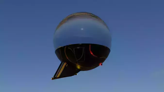 Sphere futuristic aircraft