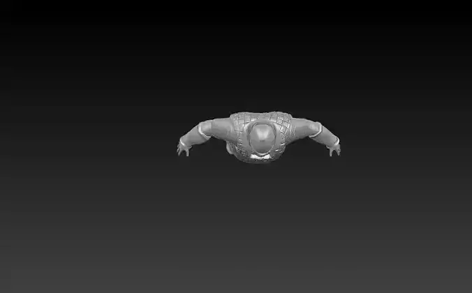 Medieval Saracen soldier Low-poly 3D model