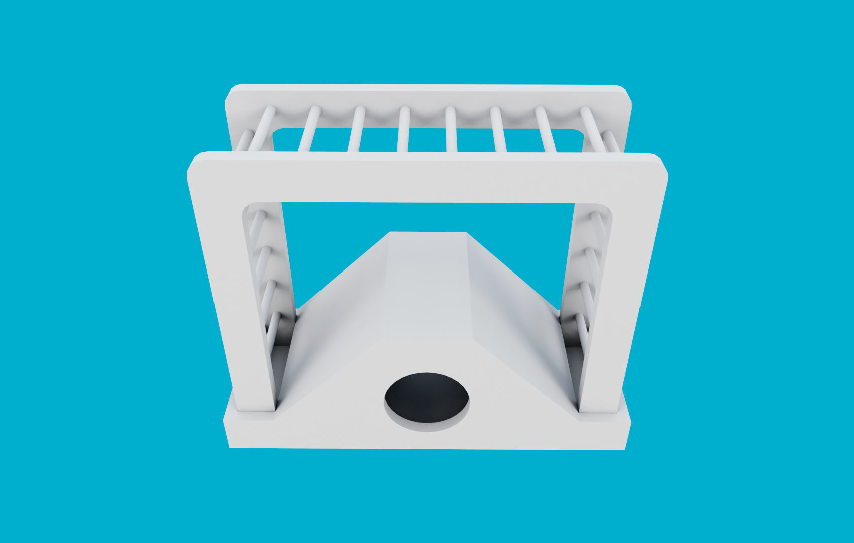 Climbing Ladders For Hamster Low-poly 3D model_11