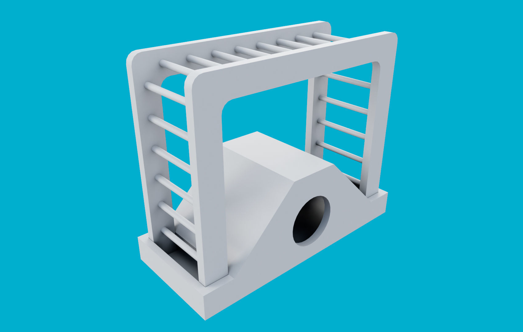 Climbing Ladders For Hamster Low-poly 3D model_8