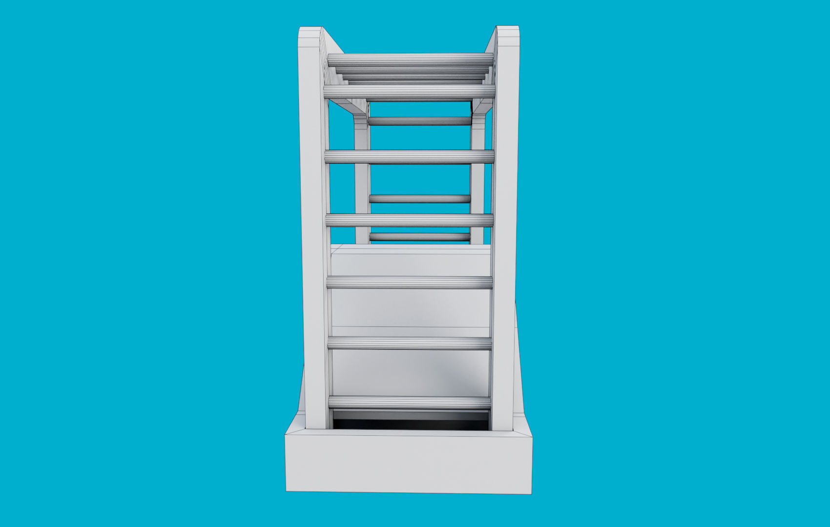 Climbing Ladders For Hamster Low-poly 3D model_32