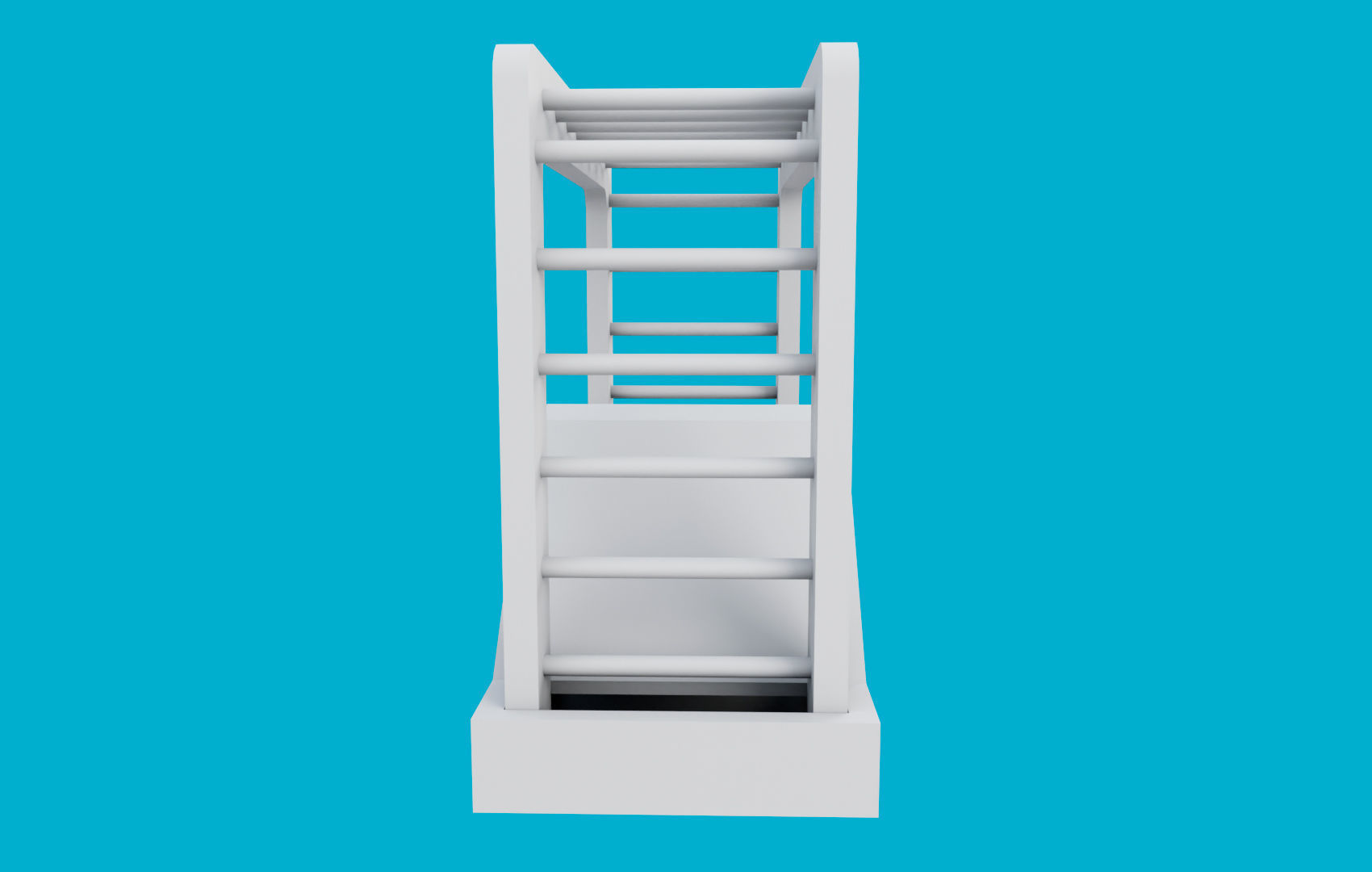 Climbing Ladders For Hamster Low-poly 3D model_22