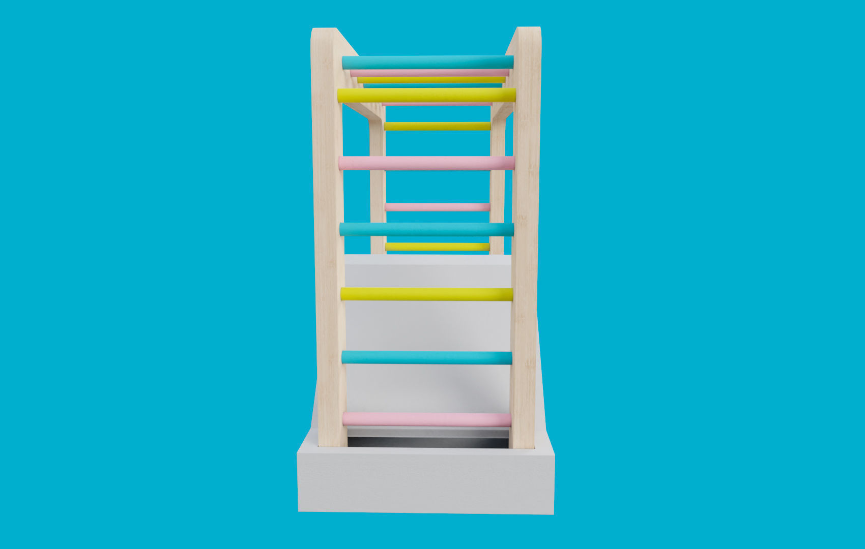 Climbing Ladders For Hamster Low-poly 3D model_14