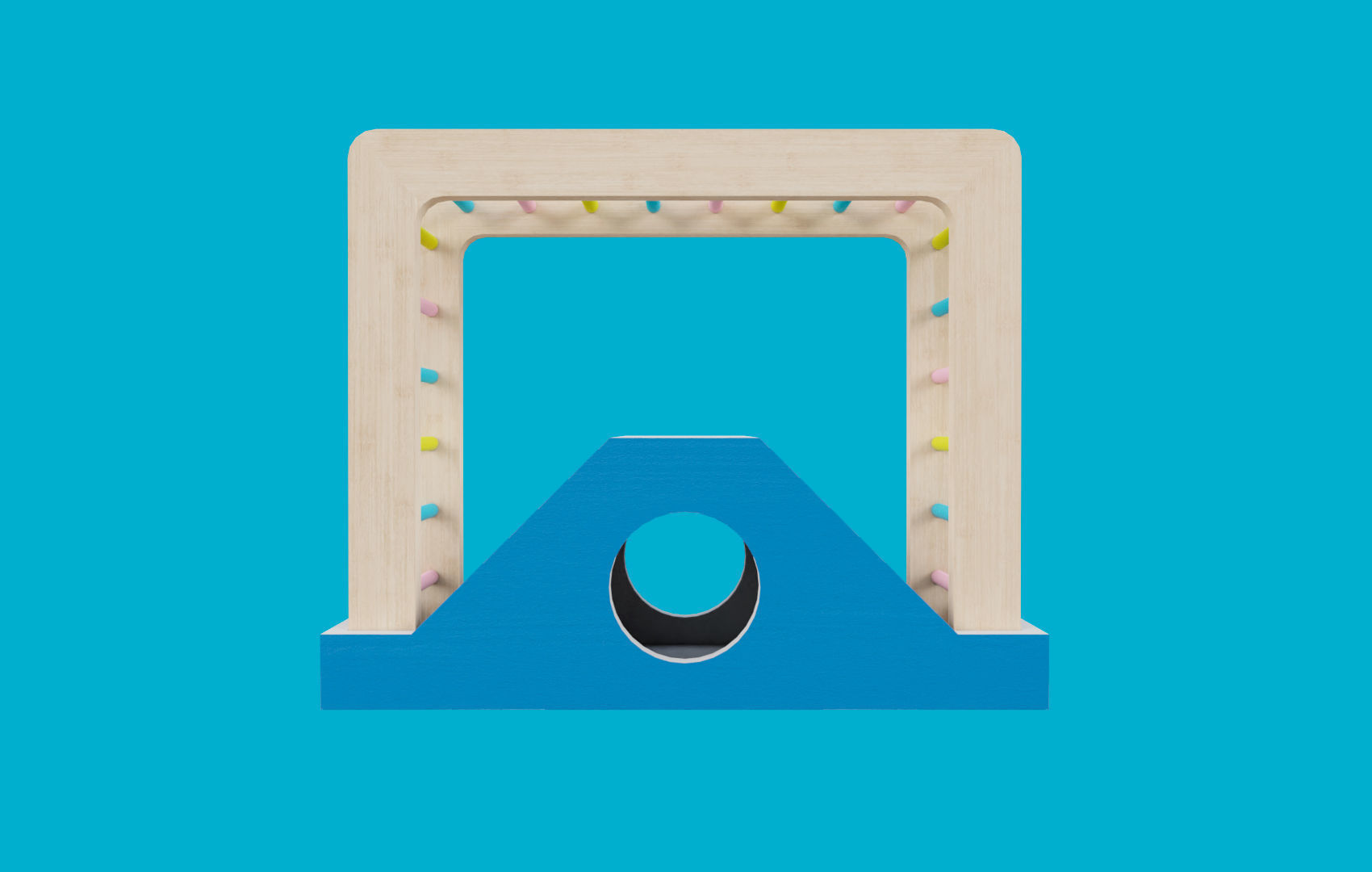 Climbing Ladders For Hamster Low-poly 3D model_7