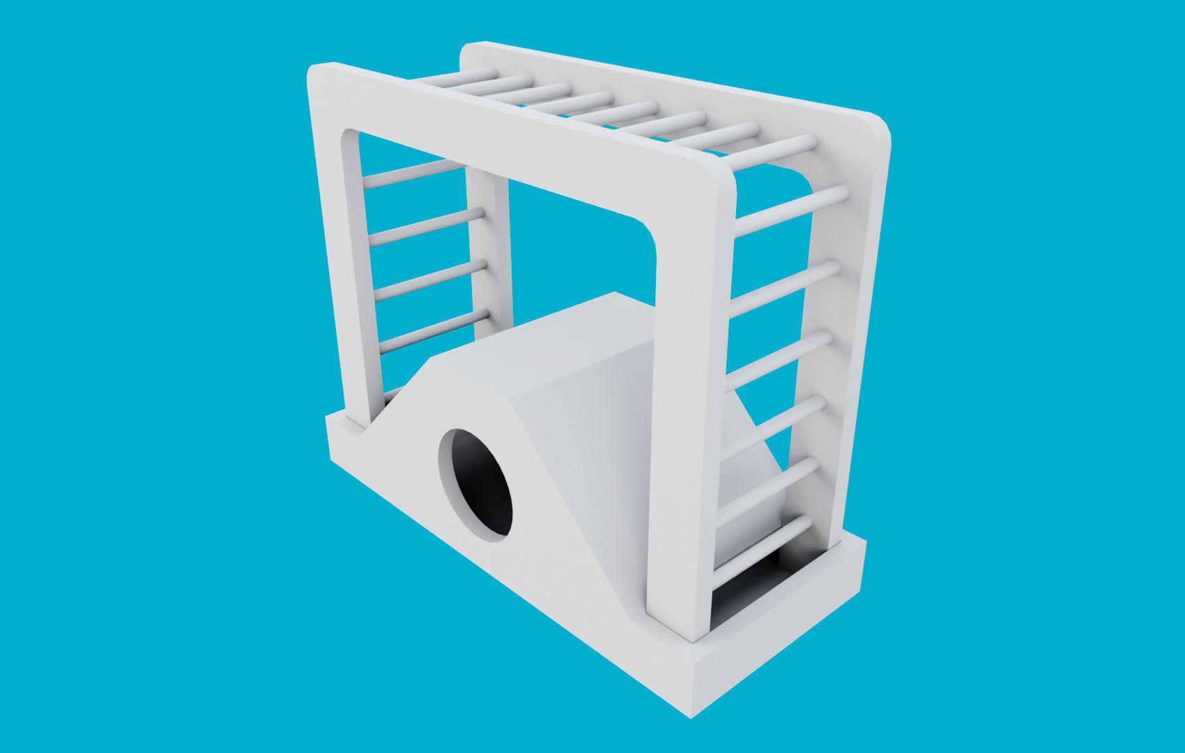 Climbing Ladders For Hamster Low-poly 3D model_33