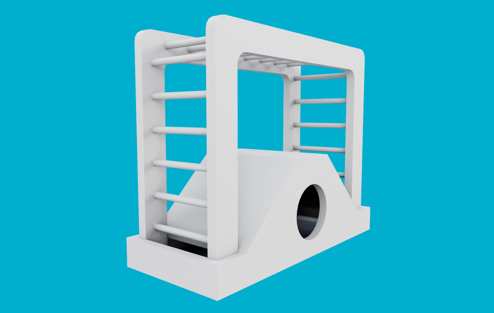 Climbing Ladders For Hamster Low-poly 3D model_25