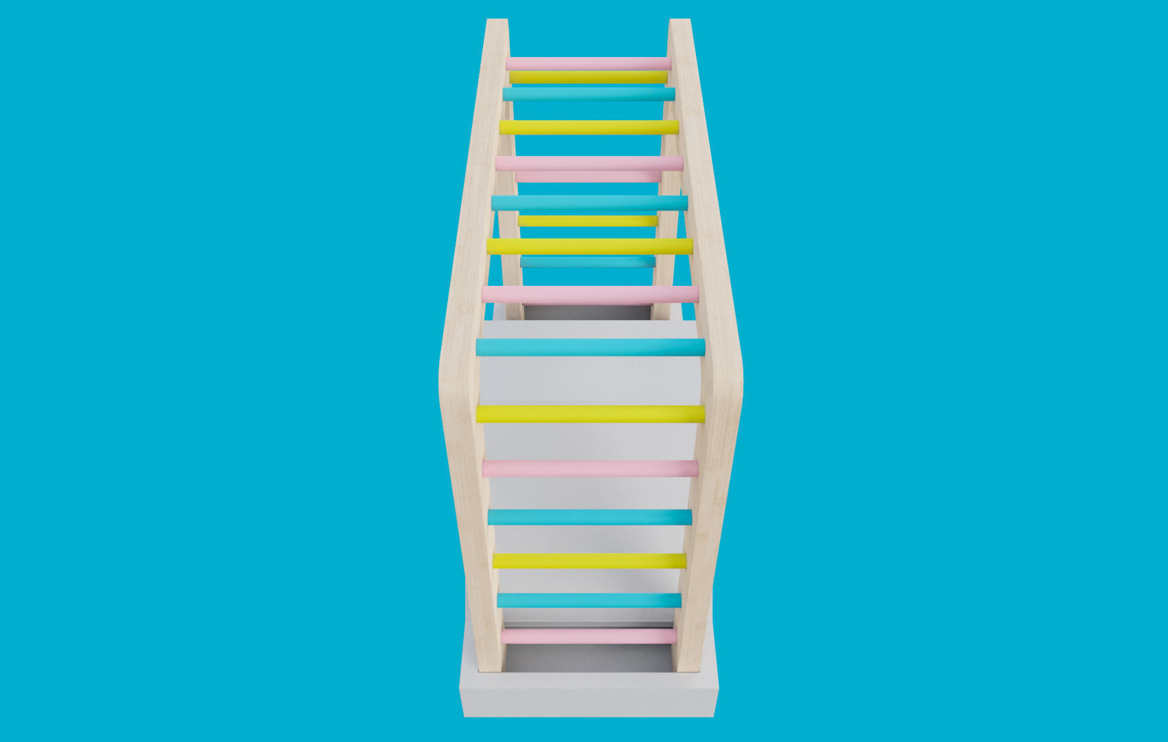 Climbing Ladders For Hamster Low-poly 3D model_3