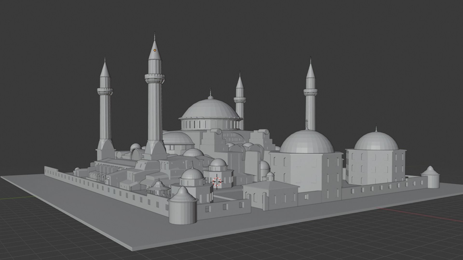 Hagia Sophia Ayasofya Turkey - 3D model Low-poly 3D model_6