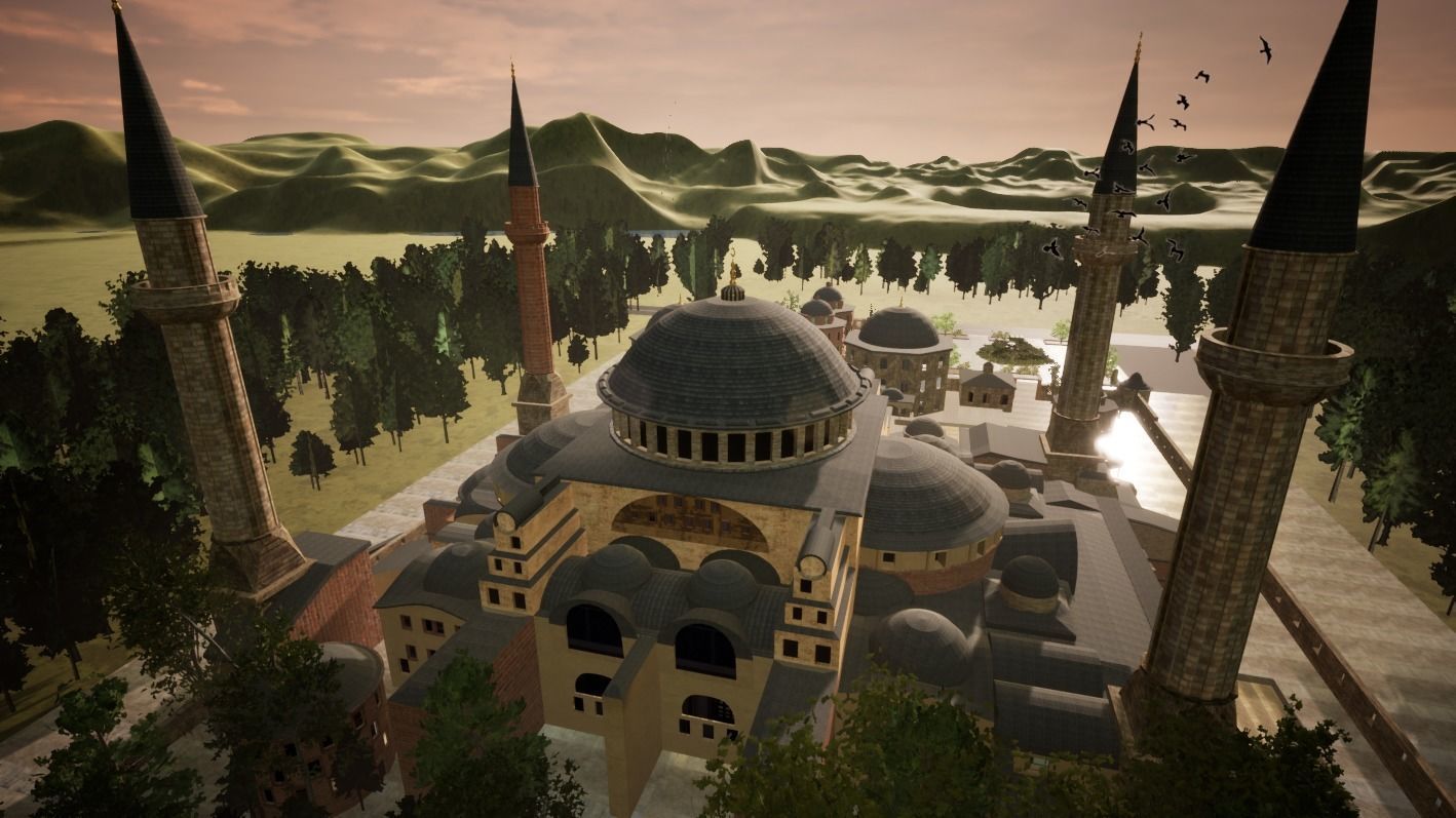 Hagia Sophia Ayasofya Turkey - 3D model Low-poly 3D model_2