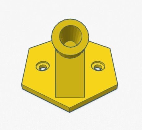 Cat Toy Wall Mount for Stick Type Cat Toys 3D print model_6