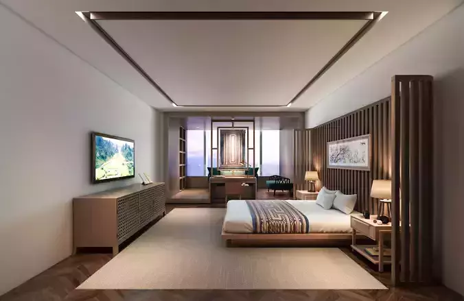 Lotus Hotel Room Design