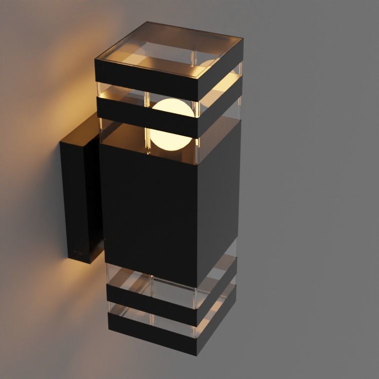 Exterior Light 3D model_3
