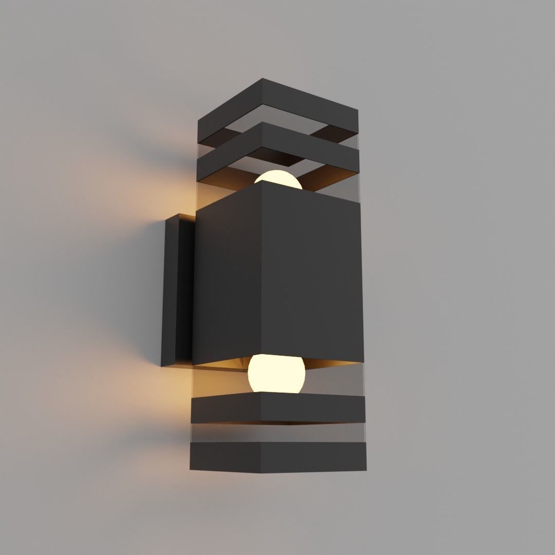 Exterior Light 3D model_4