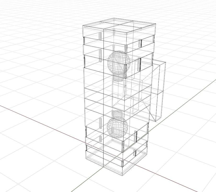 Exterior Light 3D model_5