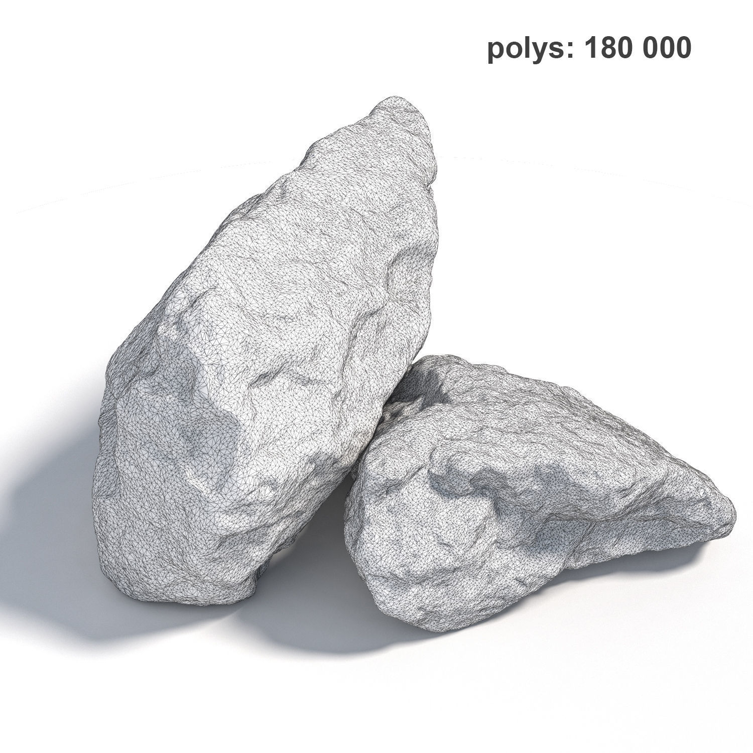 234 stone 193 194 3D model_7