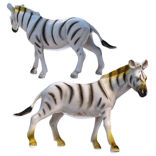 156 zebra toy 3D model