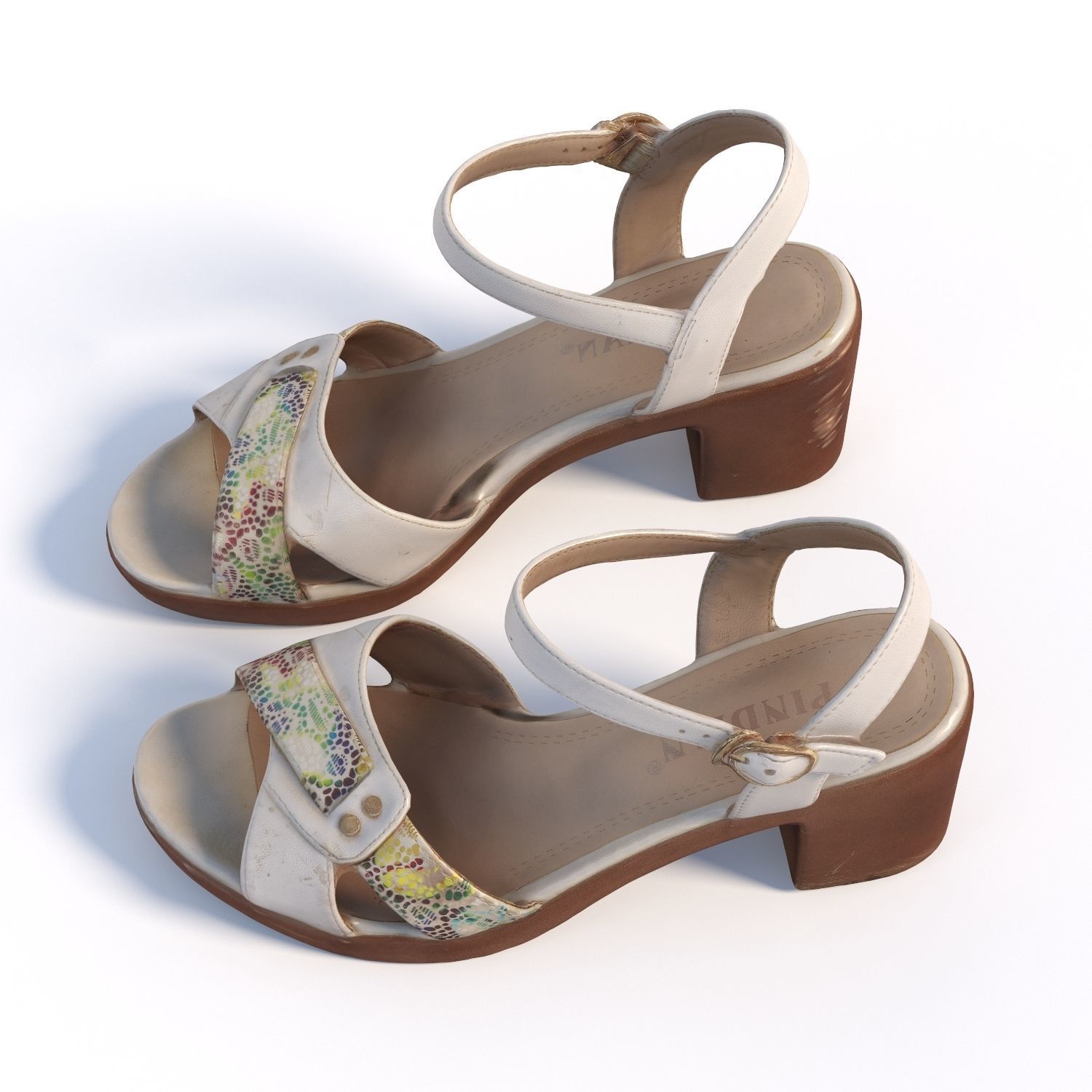 145 shoes 3D model_9