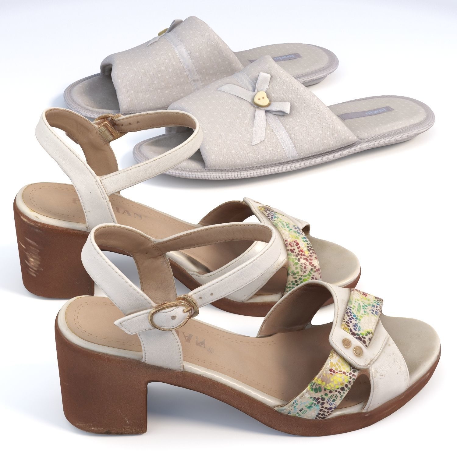 145 shoes 3D model_2