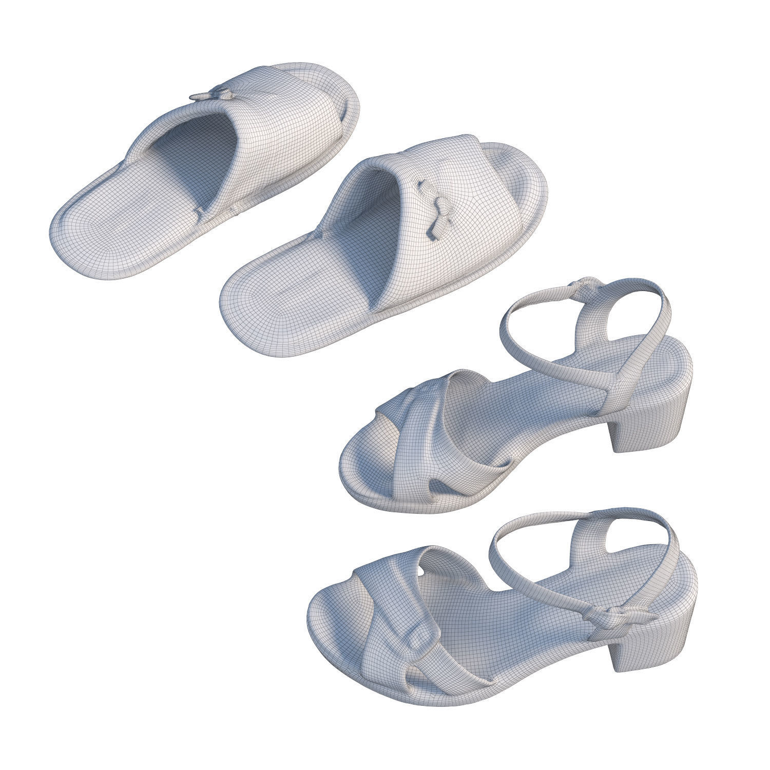 145 shoes 3D model_6