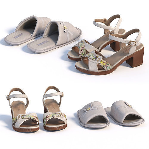 145 shoes 3D model