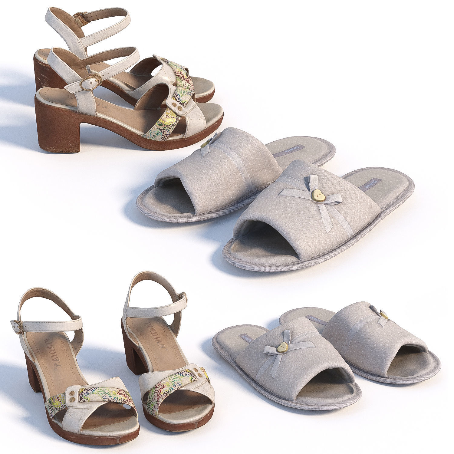 145 shoes 3D model_3