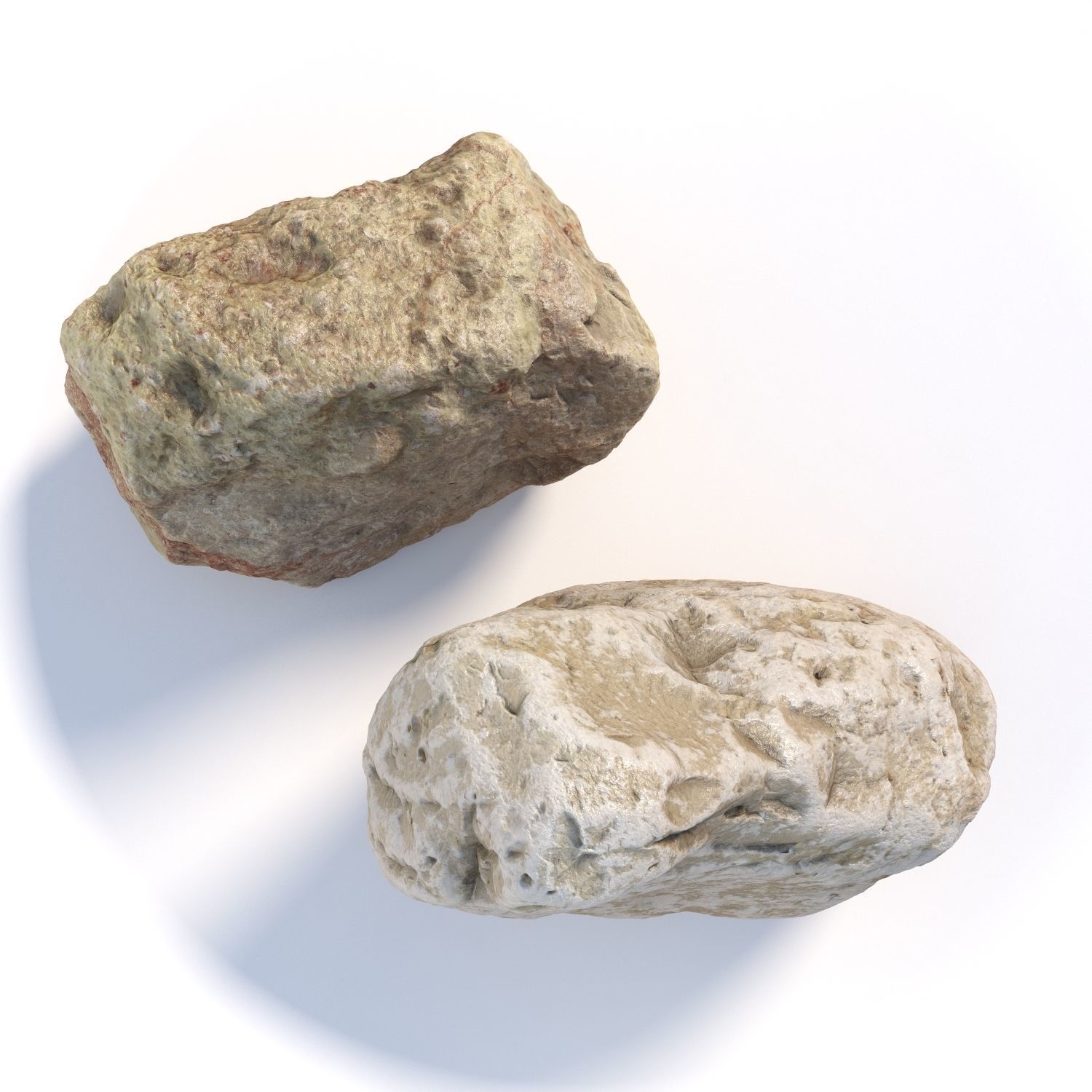 135 stone 3D model_4