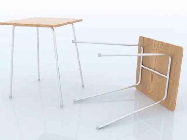 Regular Stool Free low-poly 3D model