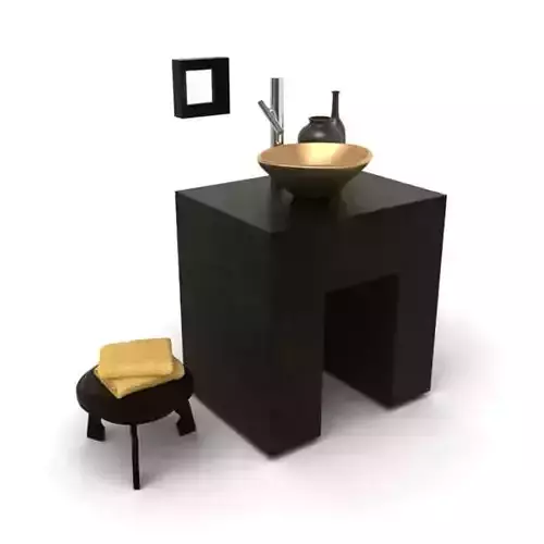 Dark Stylish Bathroom Furniture