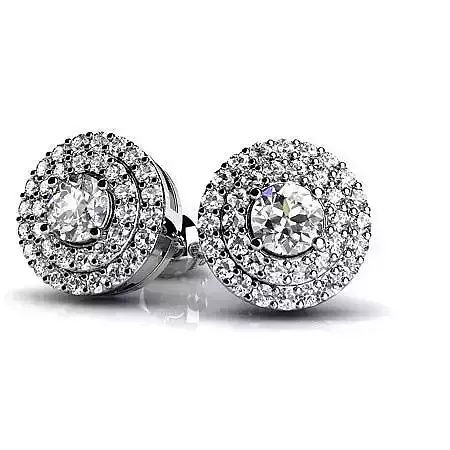 Double Halo earring 