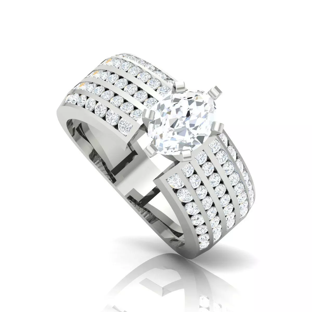 marques Stone Ring Free 3D print model