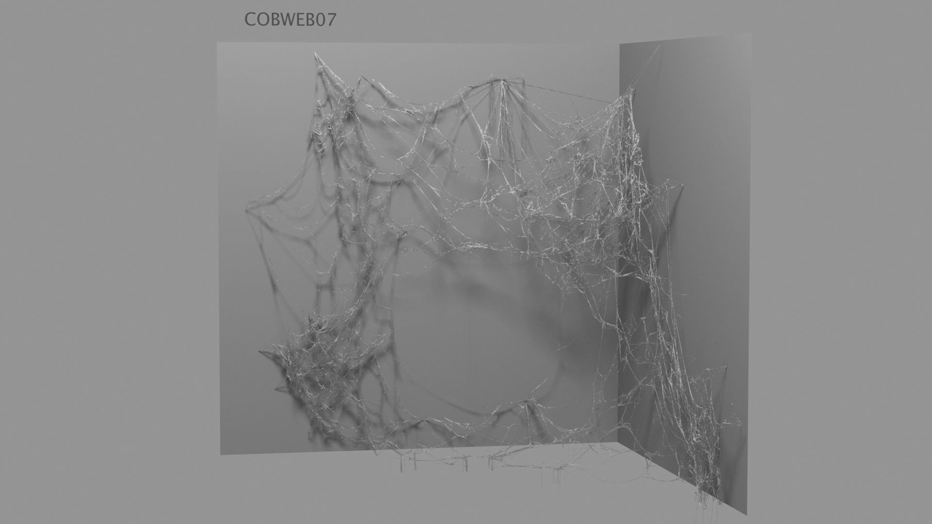 Cobwebs Collection open door with spider webs 3D model_54