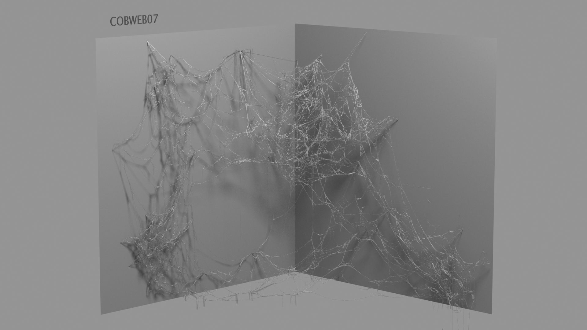 Cobwebs Collection open door with spider webs 3D model_52