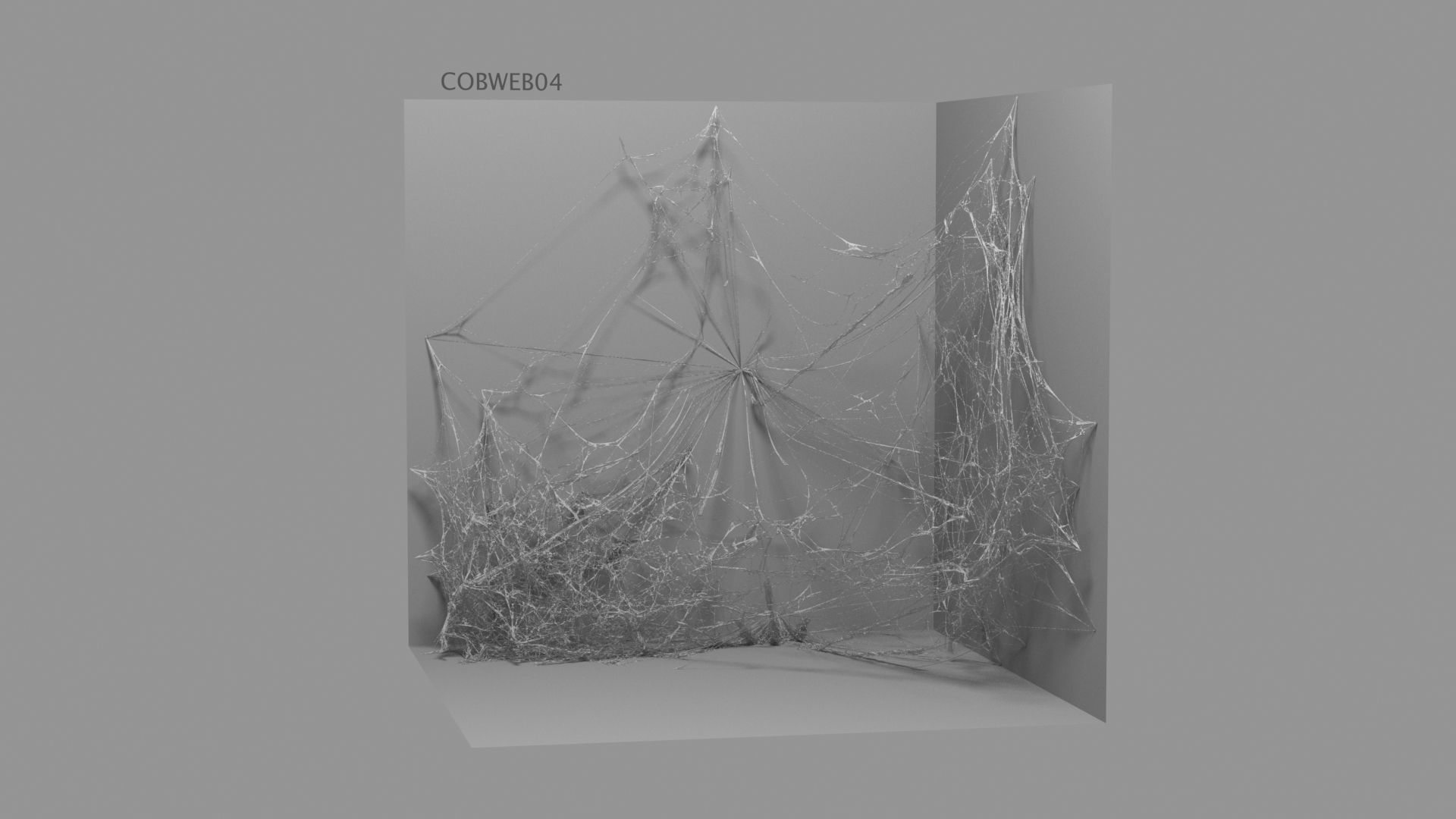 Cobwebs Collection open door with spider webs 3D model_46