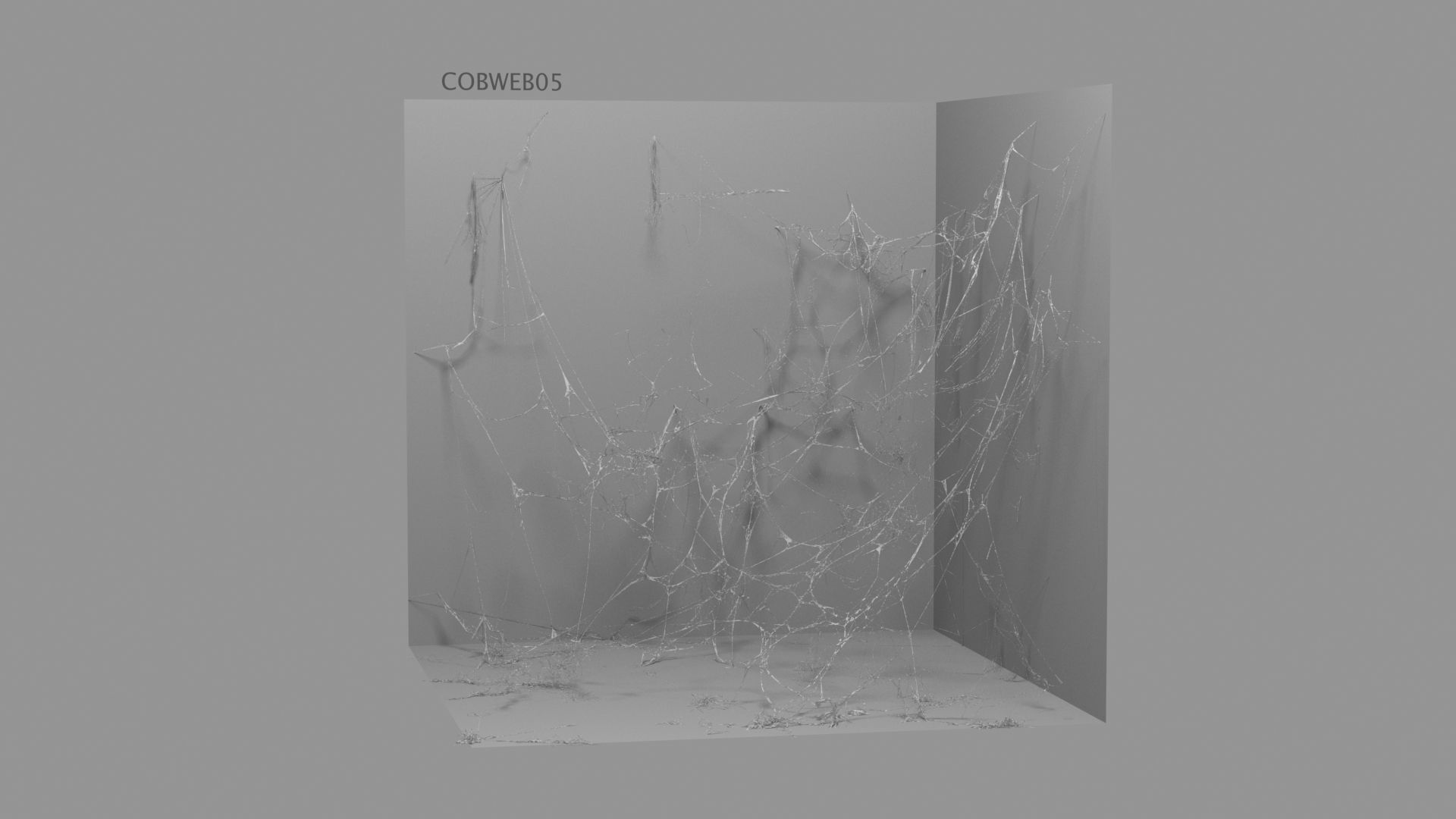 Cobwebs Collection open door with spider webs 3D model_49