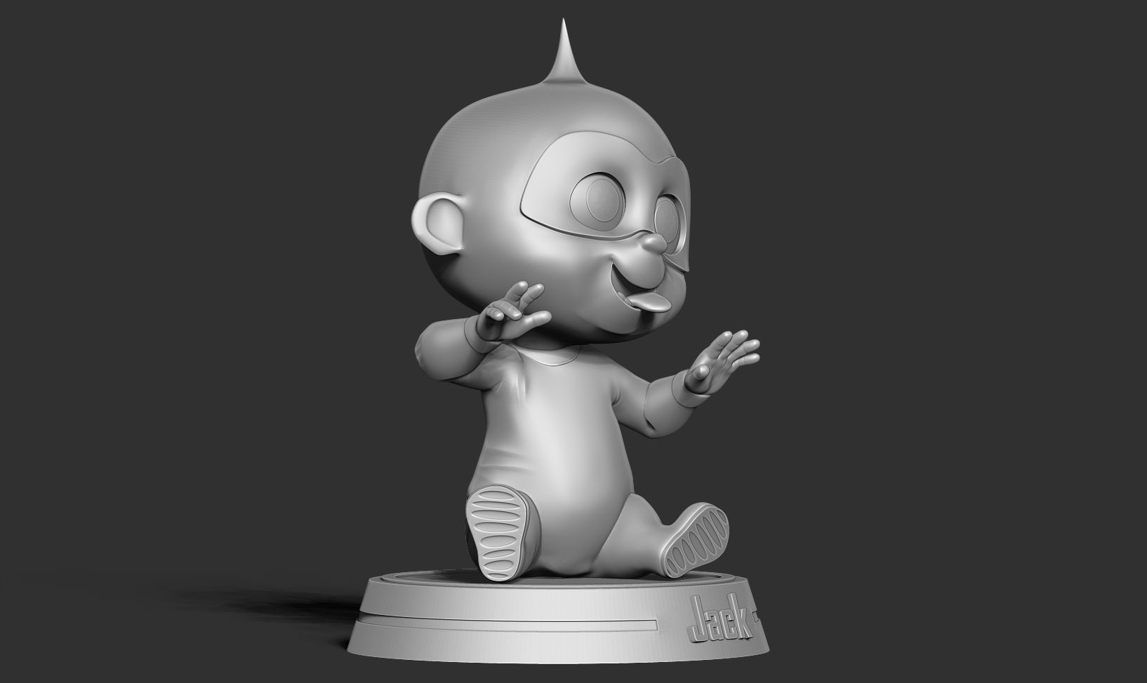 Jack-Jack Parr - Incredibles Fanart 3D print model_9