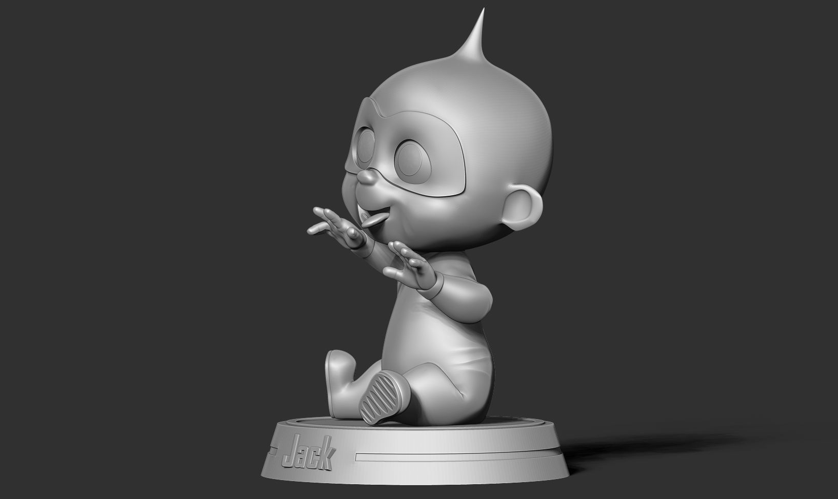 Jack-Jack Parr - Incredibles Fanart 3D print model_11