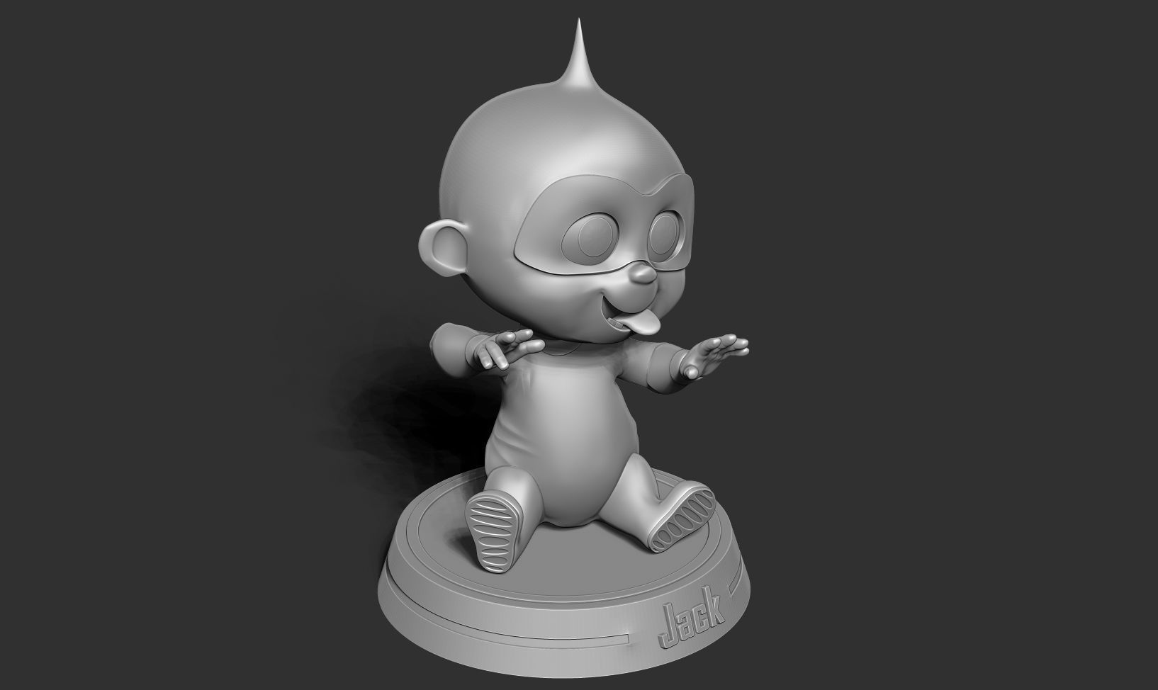 Jack-Jack Parr - Incredibles Fanart 3D print model_13