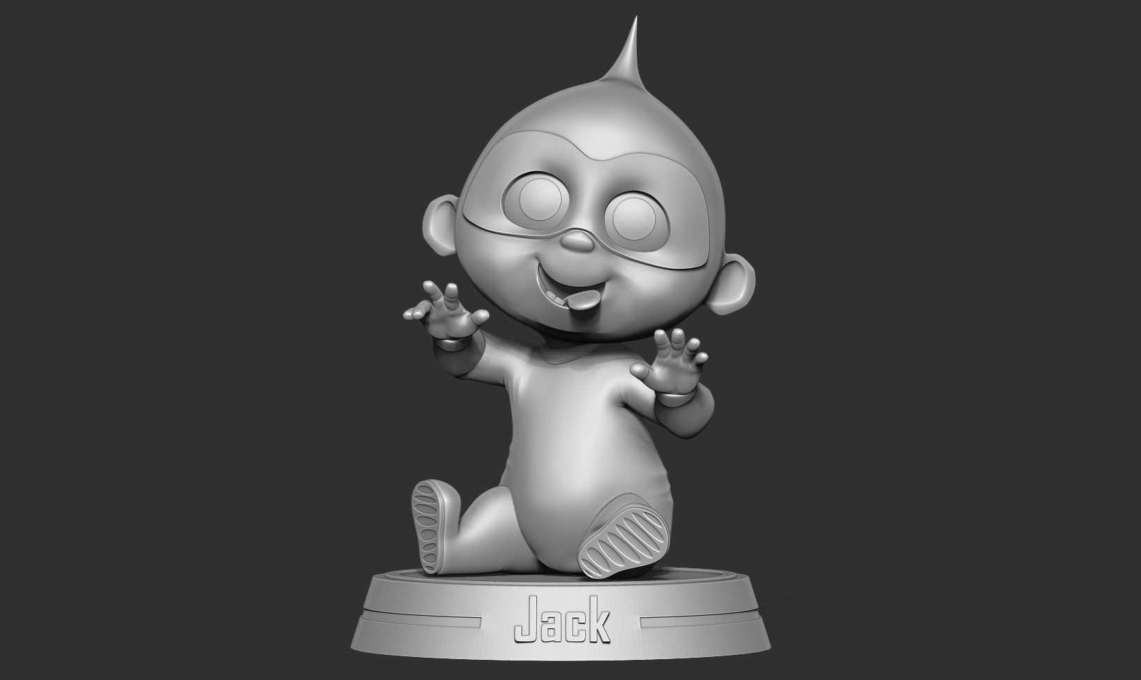 Jack-Jack Parr - Incredibles Fanart 3D print model_7